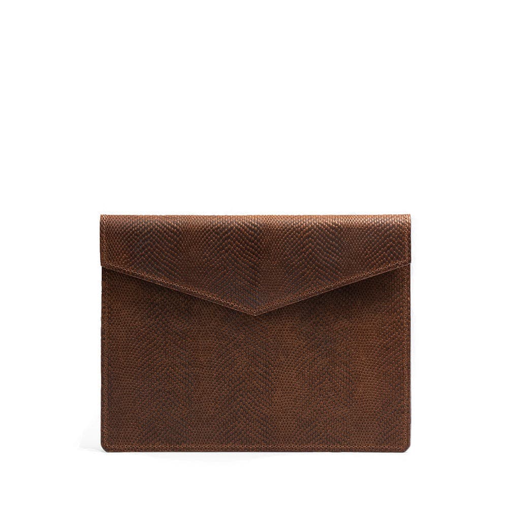 Leather Sleeve for iPad - Snake Print